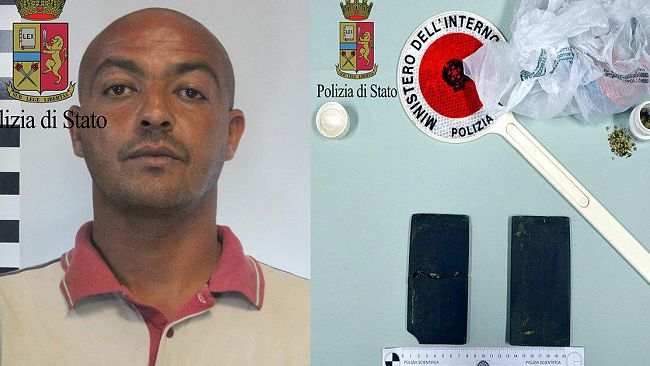 Polizia effettua arresto per detenzione a fine di spaccio