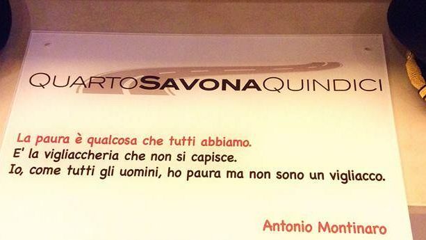Alessandro Chiolo e Tina Montinaro all’Alberghiero di Erice per la presentazione del libro “”Nome in codice: Quarto Savona 15, Km. 100287 e oltre…”