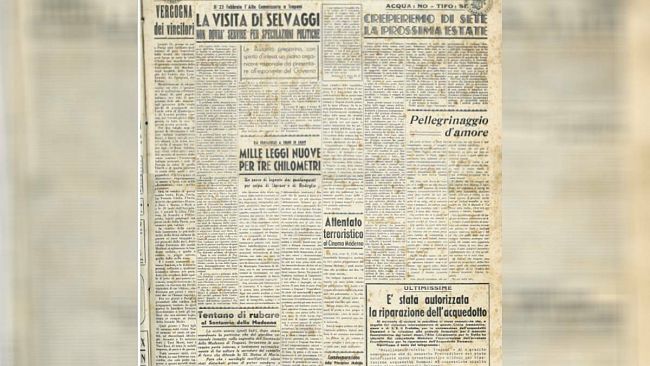“Attentato terroristico al Cinema Moderno”, accadeva a Trapani 74 anni fa