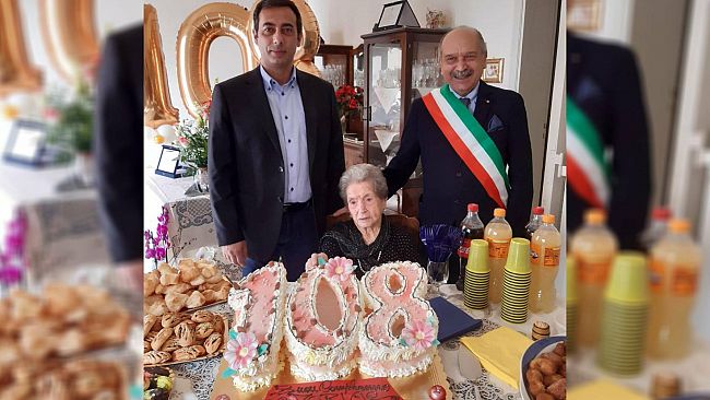 Paceco festeggia i 108 anni di nonna Maria