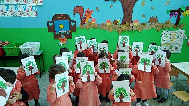 I bambini  dell’I.C. Lombardo Radice- Pappalardo e la festa dell'albero