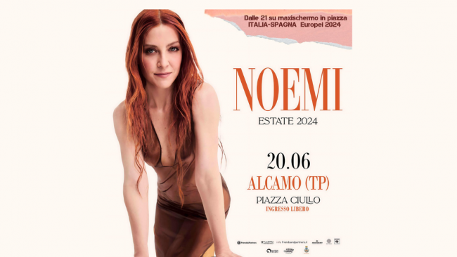 Alcamo: giovedì grande attesa per il concerto di Noemi