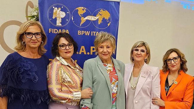 Cerimonia del passaggio di consegne della sezione FIDAPA di Mazara per il biennio 2023-2025