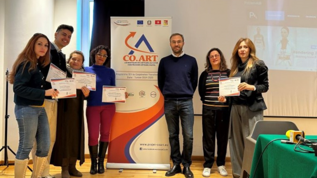 Alcamo, concluso in progetto transfrontaliero co.art. Il Sindaco incontra i 5 artigiani digitali