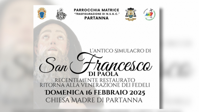 Partanna, il Simulacro di San Francesco di Paola torna tra i fedeli