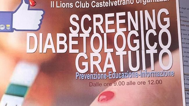 Il Lions Castelvetrano organizza lo screening gratuito per la Giornata Mondiale del Diabete