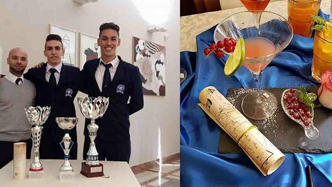 Erice, l’Istituto Alberghiero “Florio” vince il VI concorso “Original Cocktail Eno-Damiani”