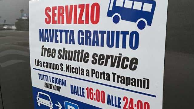 Erice, un bus navetta gratuito per Porta Trapani