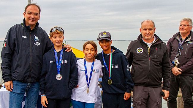 Il trapanese Matteo Galli secondo classificato nella classe Optimist al 10° Trofeo CONI