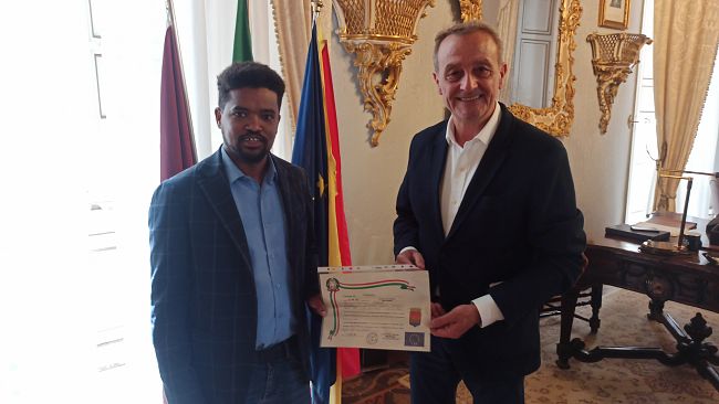 Yohanes Ghebray Tsegay è un nuovo cittadino italiano