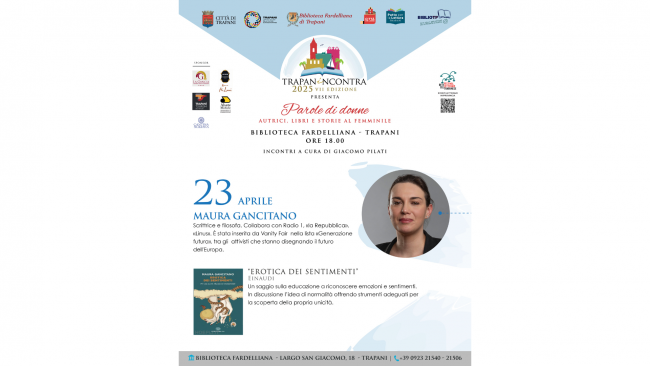 Trapanincontra ospita Maura Gancitano con 