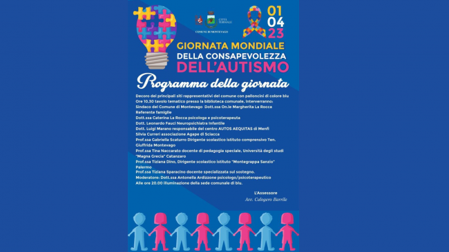 ​Montevago celebra la Giornata mondiale della consapevolezza dell’autismo