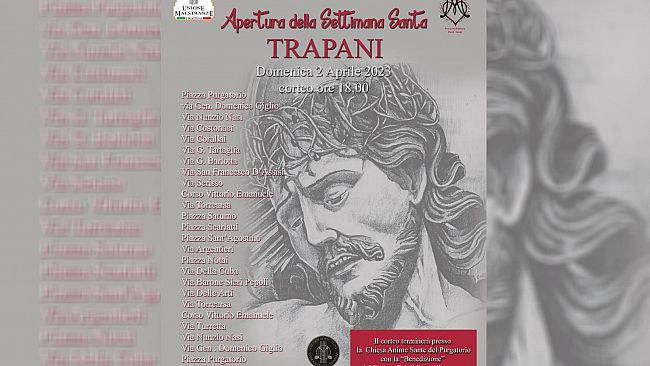 Trapani, tutto pronto per il 