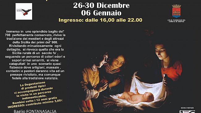A Baglio Fontanasalsa il Presepe Vivente Rurale del comitato “Locuranne c’è”