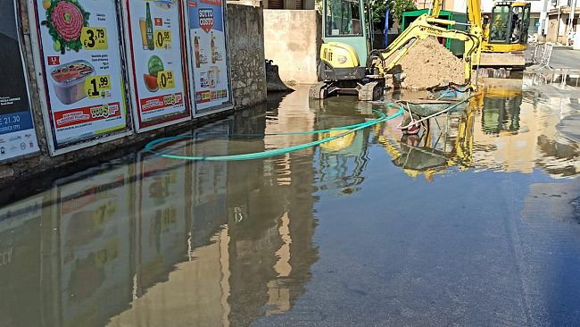 Trapani, individuato il guasto della condotta fognaria di via Marsala