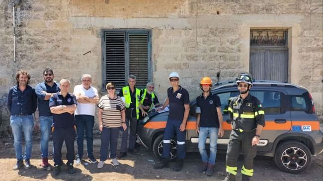 Addestramento anti-sisma a Montevago: esperti di Protezione Civile si formano nelle aree colpite dal terremoto del '68