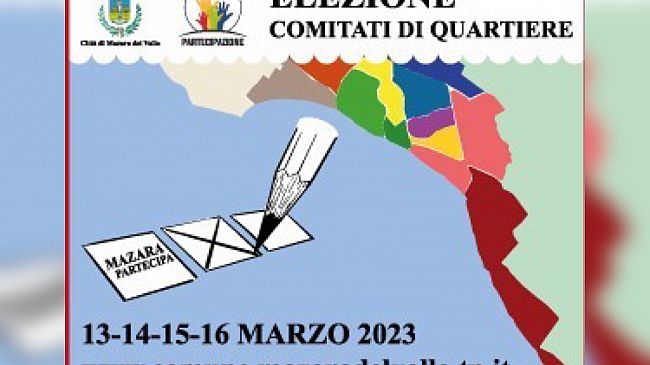 Mazara, ​Comitati di quartiere: scade oggi il termine ultimo per le candidature