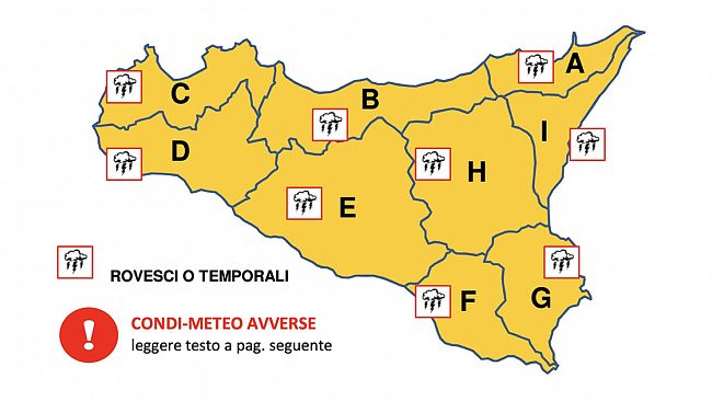 Mazara, allerta arancione dalle prime ore di martedì 29 novembre
