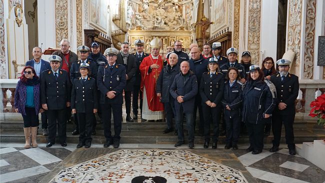 Mazara, celebrata in Cattedrale la ricorrenza di San Sebastiano martire, Patrono della Polizia locale 