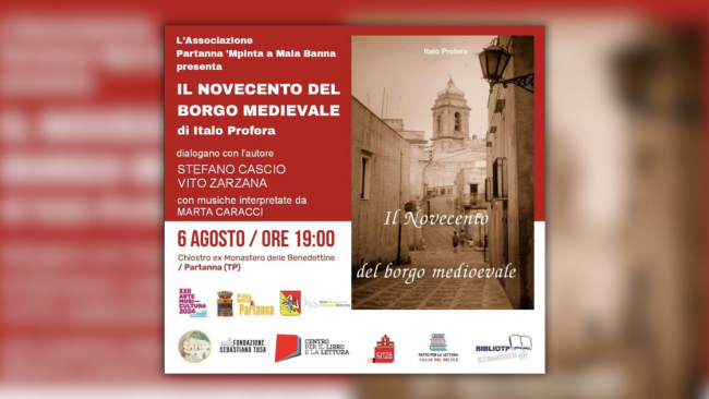 Partanna, Italo Profera presenta il suo nuovo libro 