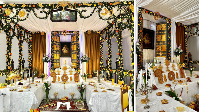 Un altare di fede: a Partanna la Porta Santa riprodotta con il pane votivo 