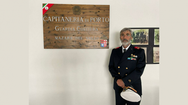 Mazara, Capitaneria di Porto, va in pensione il luogotenente Reina