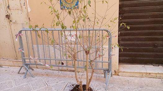 Mazara, grazie alle buche la “creatività” va al potere…