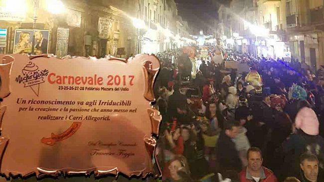 Mazara, conclusi i festeggiamenti per il carnevale 2017