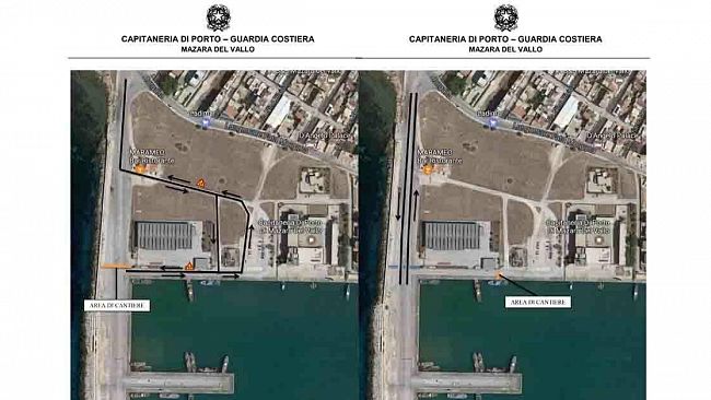 Mazara, lavori di realizzazione di una recinzione al Porto Nuovo