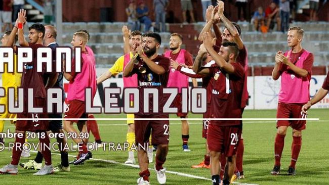 Trapani calcio, stasera in campo contro la Sicula Leonzio. Le probabili formazioni