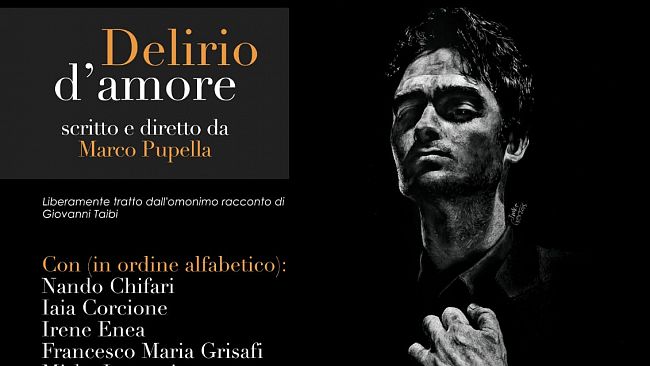 “Delirio d’amore” di Marco Pupella apre la stagione teatrale “Drepanon” a Trapani