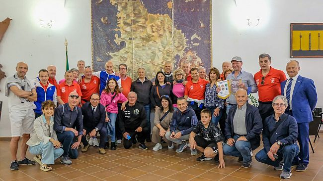 Mazara. Le delegazioni del 1^ Torneo nazionale dell’Amicizia di Calcio Over 50 in visita al Comune