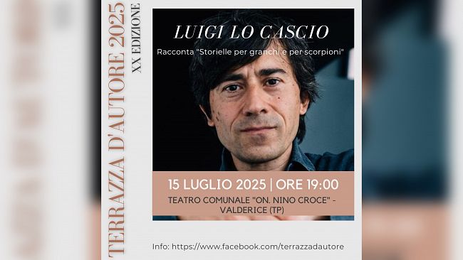 Valderice, Terrazza d’Autore: Luigi Lo Cascio inaugura la 20ª edizione