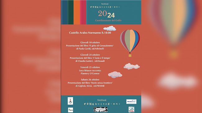 Castellammare del Golfo, tutto pronto per l'11 edizione del festival letterario “Contaminazioni”