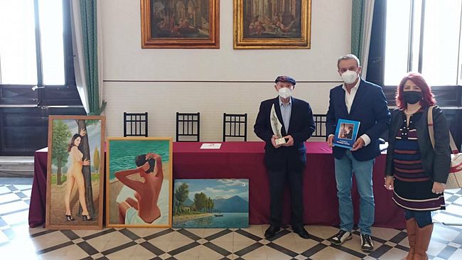 Trapani, il Maestro Mario Canino dona tre opere al Comune