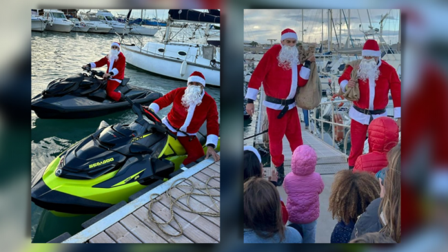 Mazara, Babbo Natale vien dal mare