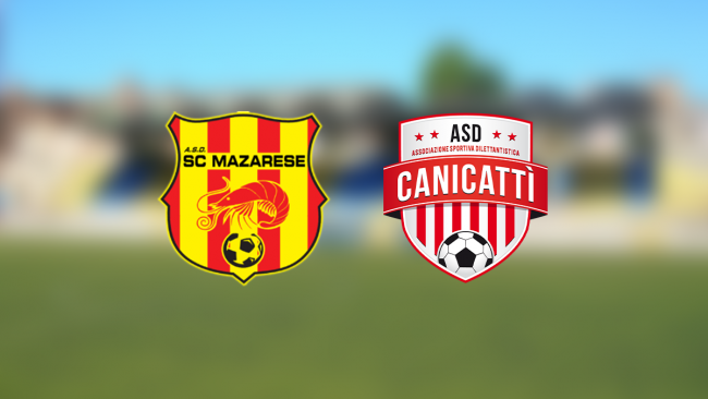 Grande match domenica 7 novembre fra Mazarese e Canicattì