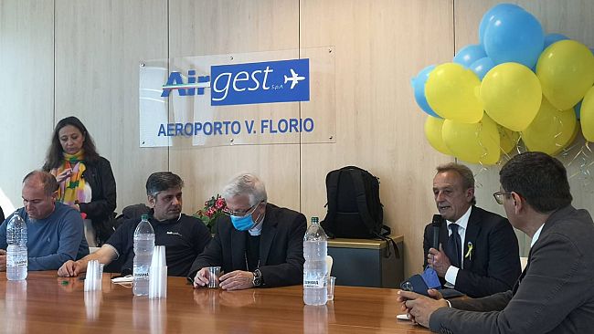 Trapani, orfani ucraini giunti a Birgi: la dichiarazione del Sindaco Tranchida