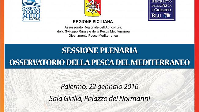 Domani all’ARS si riunisce l’Osservatorio della Pesca del Mediterraneo