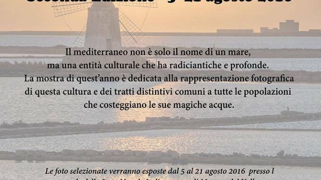 Sono aperte le iscrizioni per la mostra fotografica dal titolo “MARE NOSTRUM – poesia, colori, gente del mediterraneo – 2016”.