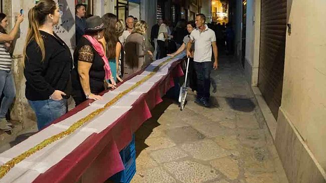 Mazara, Guinness World Record per la cubbaita più lunga del mondo nella scorsa edizione del Blue Sea Land