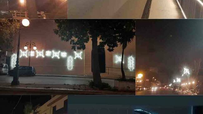 Mazara, 63.000 euro per le luminarie natalizie. 12 km di led per uno scenario da “Tron Legacy” firmato dal gruppo “Attila”.