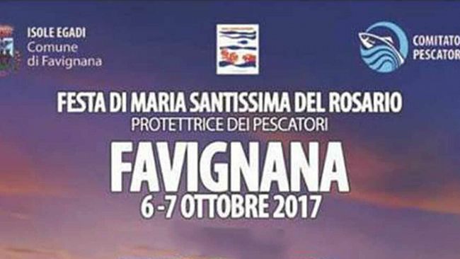 Domani e dopo domani a Favignana i festeggiamenti in onore della Madonna del Rosario, protettrice dei Pescatori