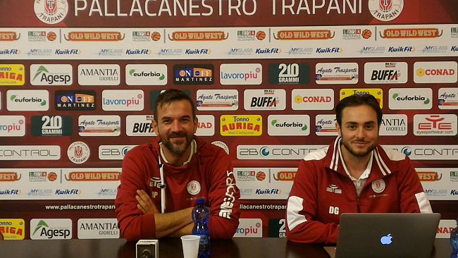Trapani Pallacanetro, Conferenza stampa pre-gara