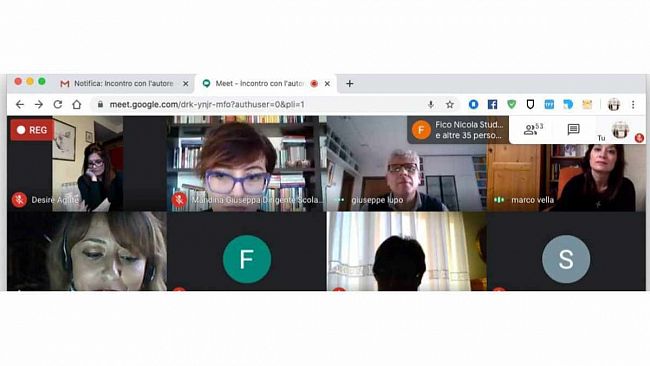 Grande successo per l’Incontro con l’Autore organizzato dall’Alberghiero di Erice on line con Giuseppe Lupo, finalista del Premio Strega