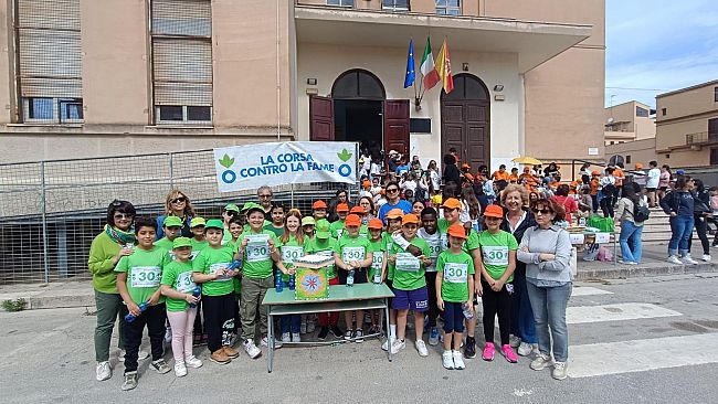 ​“ La corsa contro la fame” XI edizione  alla Lombardo Radice -Pappalardo