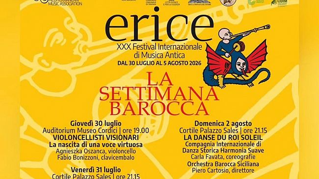 Erice celebra i trent'anni del Festival Internazionale di Musica Antica