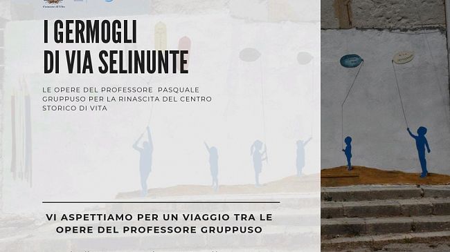 ​Vita, inaugurazione delle opere realizzate dal professor Pasquale Gruppuso nel centro storico