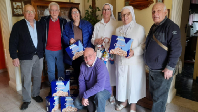 Una Pasqua solidale con i soci dell''Anteas di Mazara