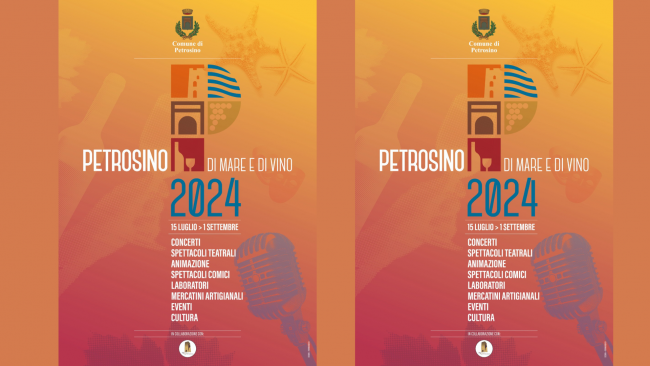Petrosino, il 15 luglio presentazione programma manifestazioni “Estate Petrosilena 2024”